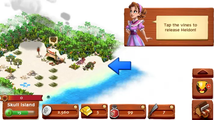 Skull Island Survival Story android App screenshot 6